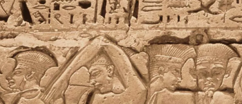 Philistine captives of Rameses3 mortuary temple Medinet Habu (Thebes)